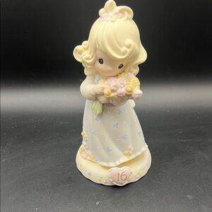 Precious Moments Cream and Blue Figurine